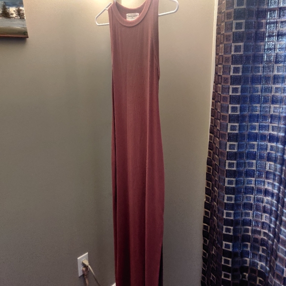 Spiritual Gangster Simon Rib Maxi Dress in Canyon - Picture 7 of 8